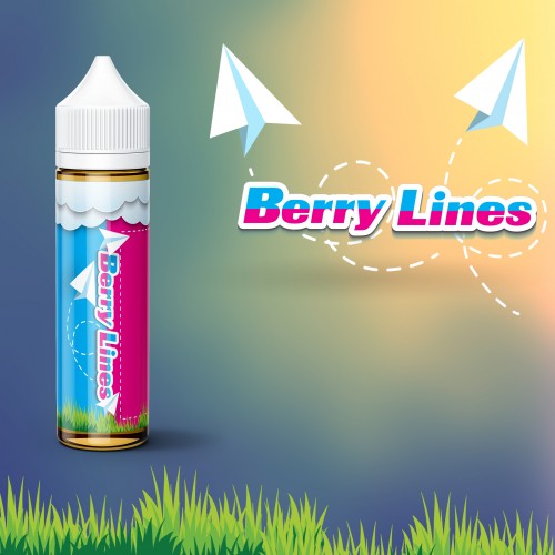 BERRY LINES 50in60 | BLUE ON BOARD